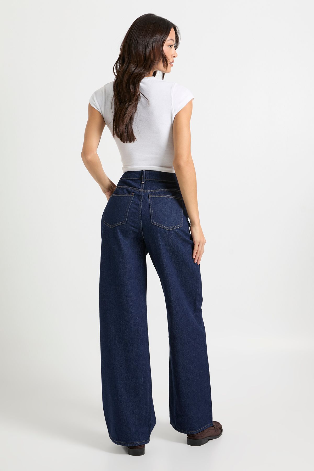 Tall High Waist Wide Leg Jean - Image 3
