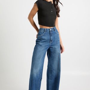 Tall High Waist Wide Leg Jean