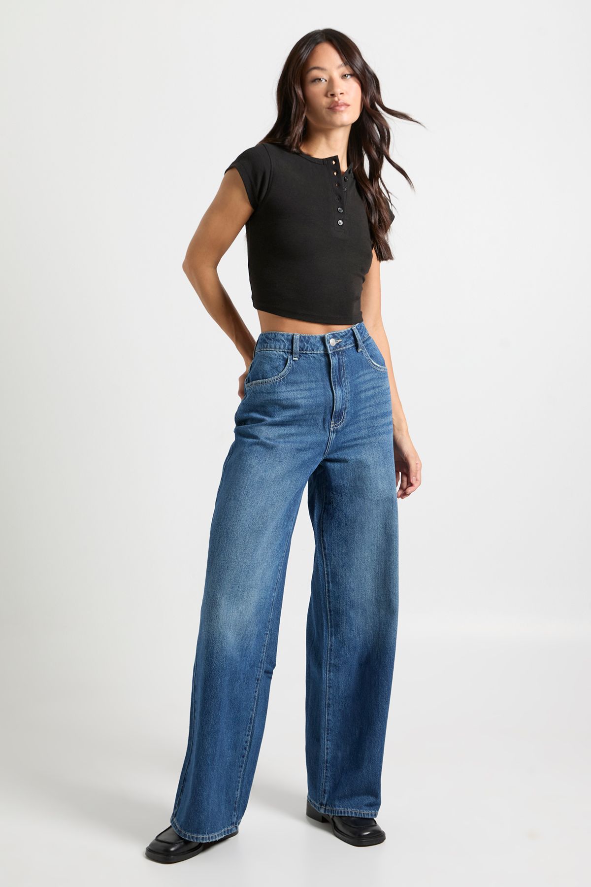 Tall High Waist Wide Leg Jean