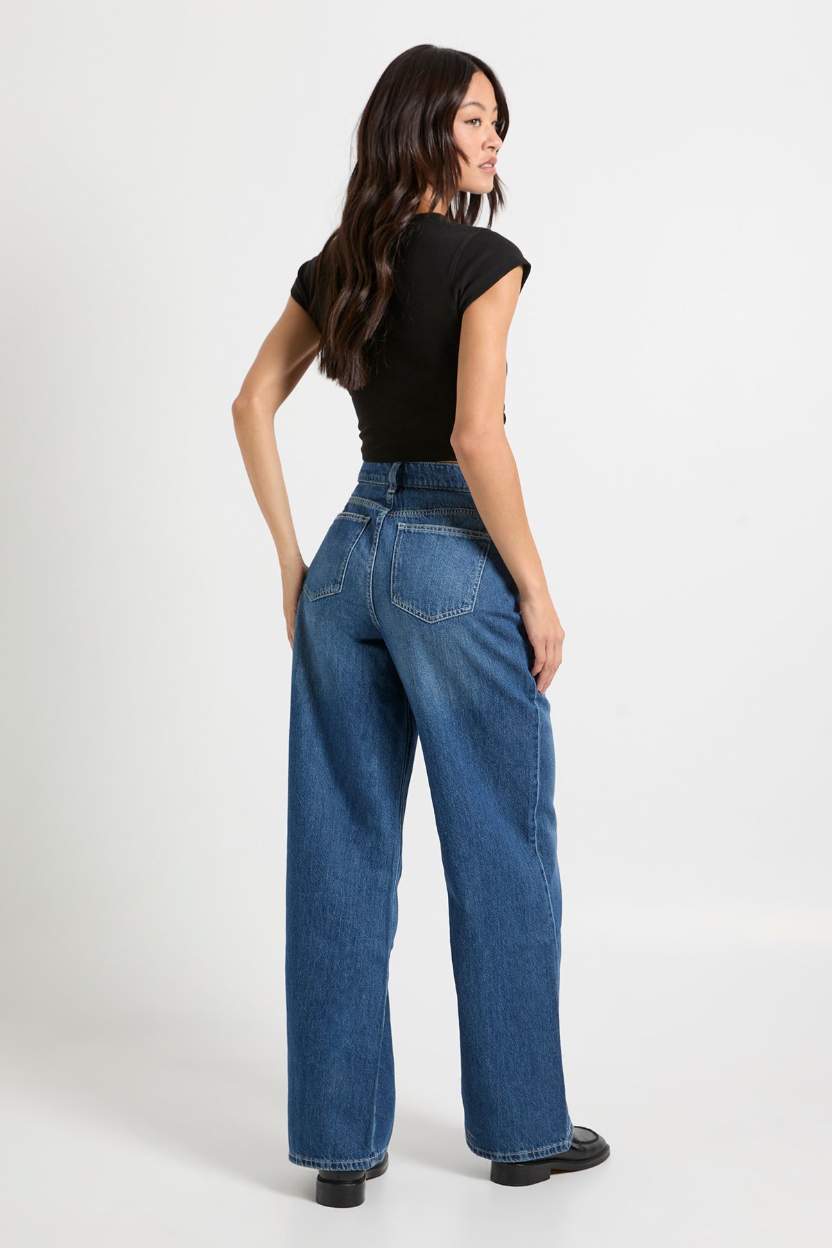 Tall High Waist Wide Leg Jean - Image 3