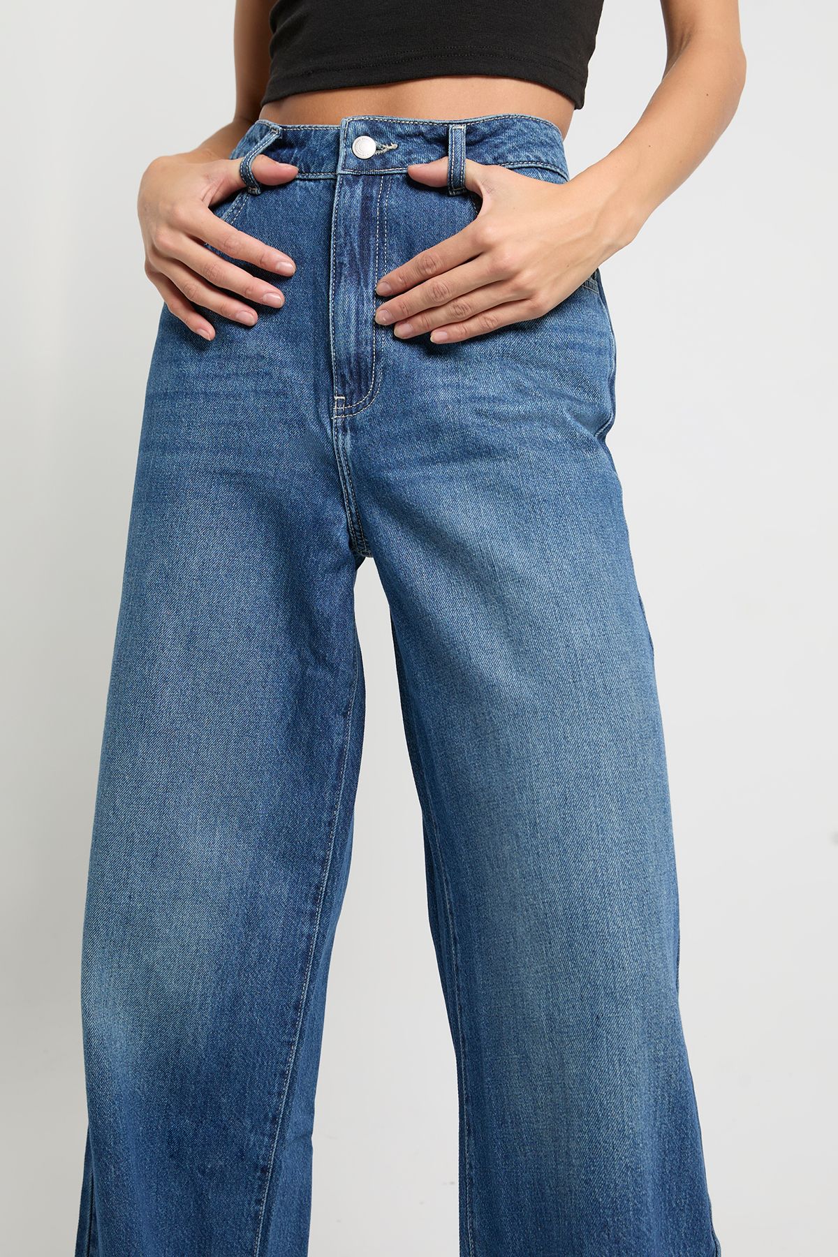 Tall High Waist Wide Leg Jean - Image 4