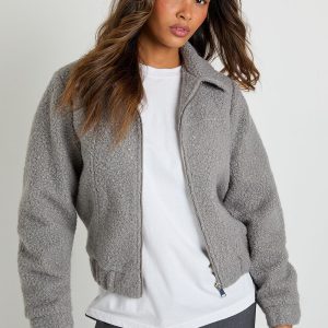 Boucle Wool Look Trucker Jacket