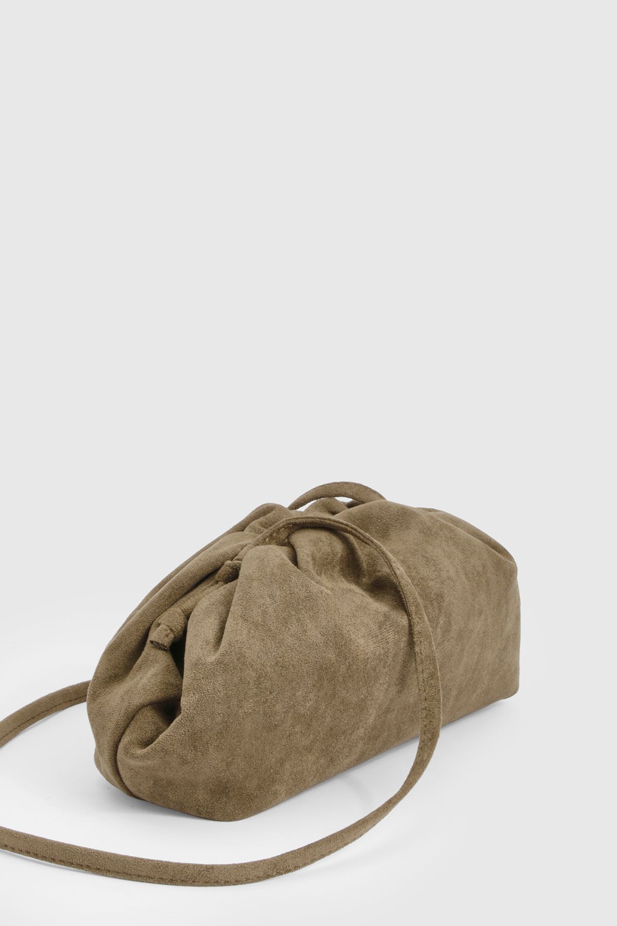 Faux Suede Slouchy Cross Body Bag - Image 3