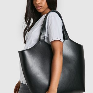 Oversized Structured Tote Bag