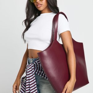 Oversized Structured Tote Bag