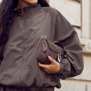 Hardware Buckle Detail Shoulder Bag