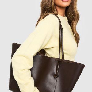 Large Structured Tote Bag