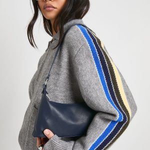 Navy Shoulder Bag