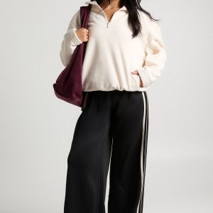Polar Fleece Half Zip Funnel Neck Sweatshirt