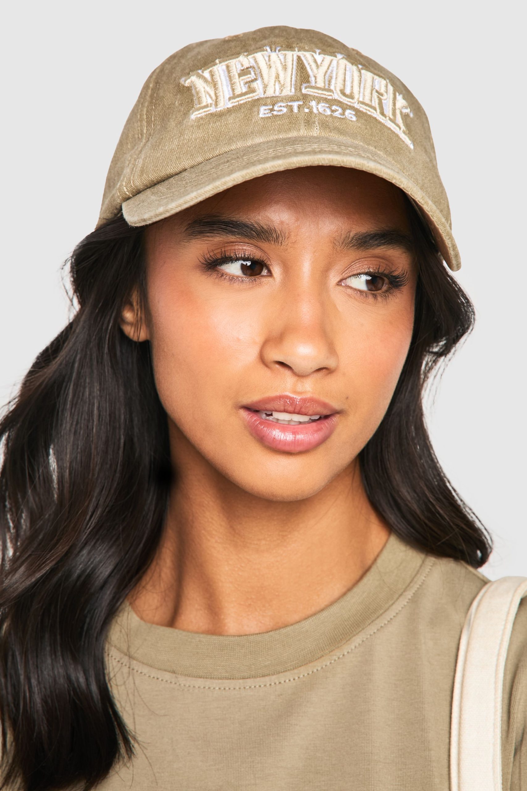 Acid Wash Slogan Cap