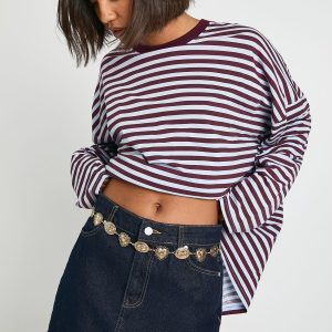 Heart Western Detail Chain Belt