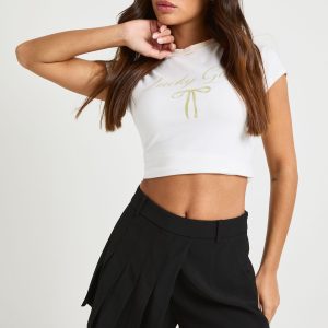 Petite Pleated Detail Mini Skort