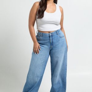 Plus Barrel Fit Jean