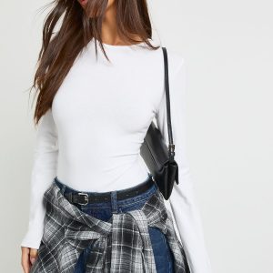 Basic Long Sleeve Crew Neck Bodysuit