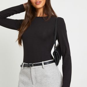 Basic Long Sleeve Crew Neck Bodysuit