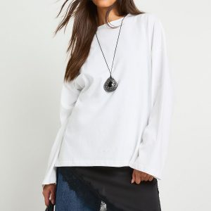 Basic Oversized Long Sleeve T-Shirt