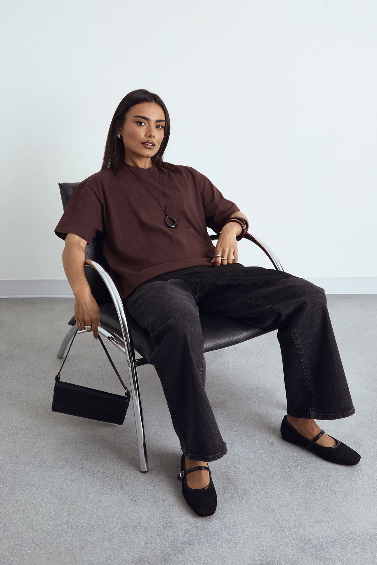 Basic Oversized Short Sleeve T-Shirt - Image 3