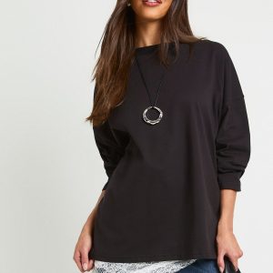 Basic Oversized Long Sleeve T-Shirt