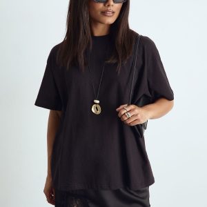 Basic Oversized Short Sleeve T-Shirt
