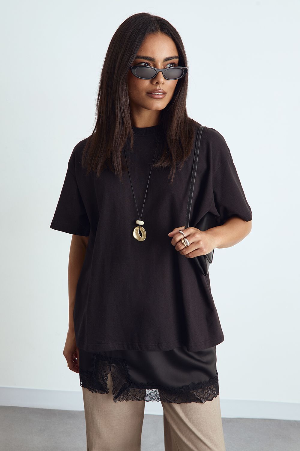 Basic Oversized Short Sleeve T-Shirt