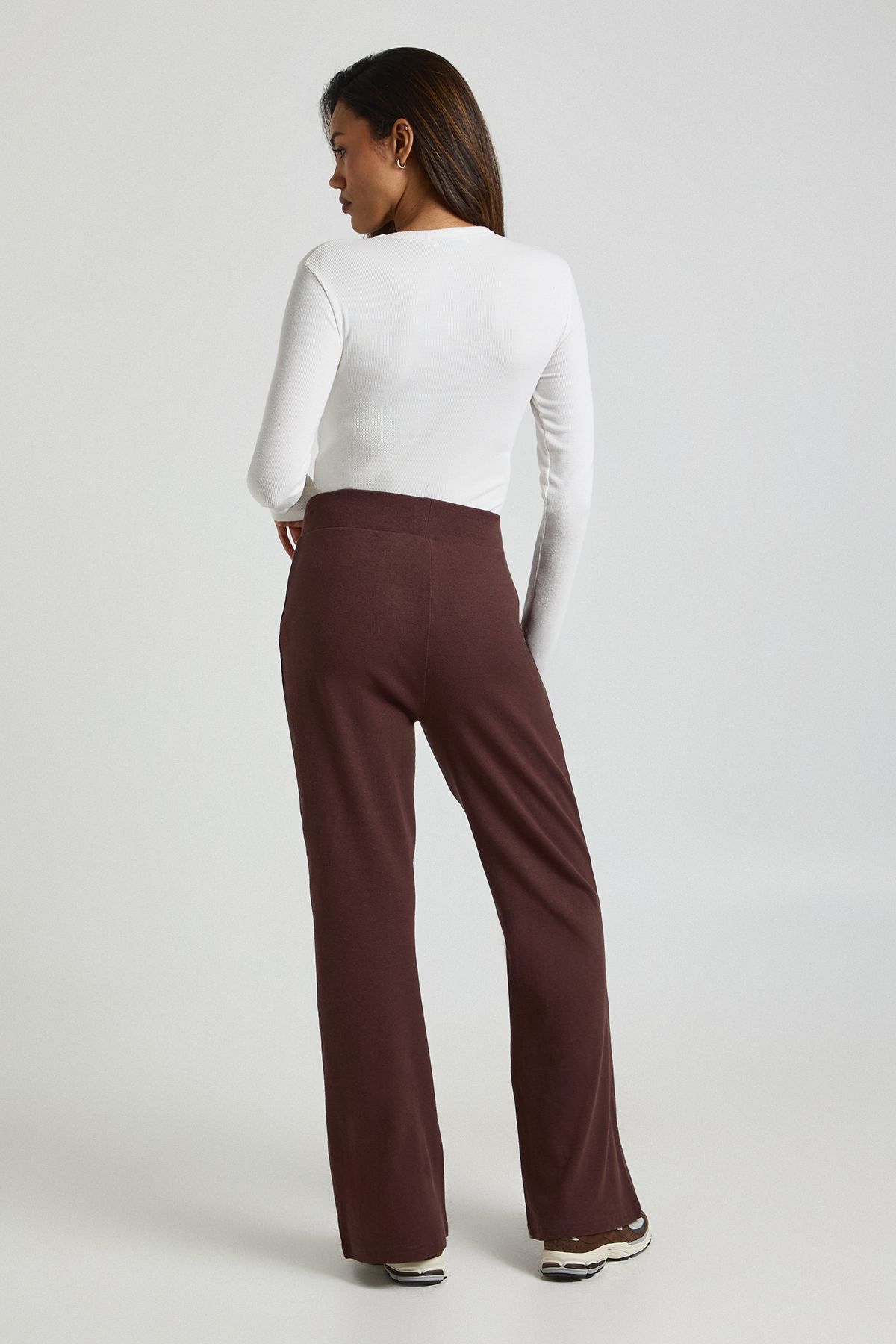 Maternity Rib Flared Legging - Image 2