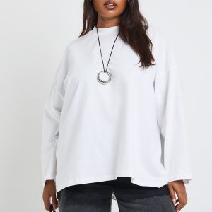 Plus Oversized Long Sleeve T-Shirt