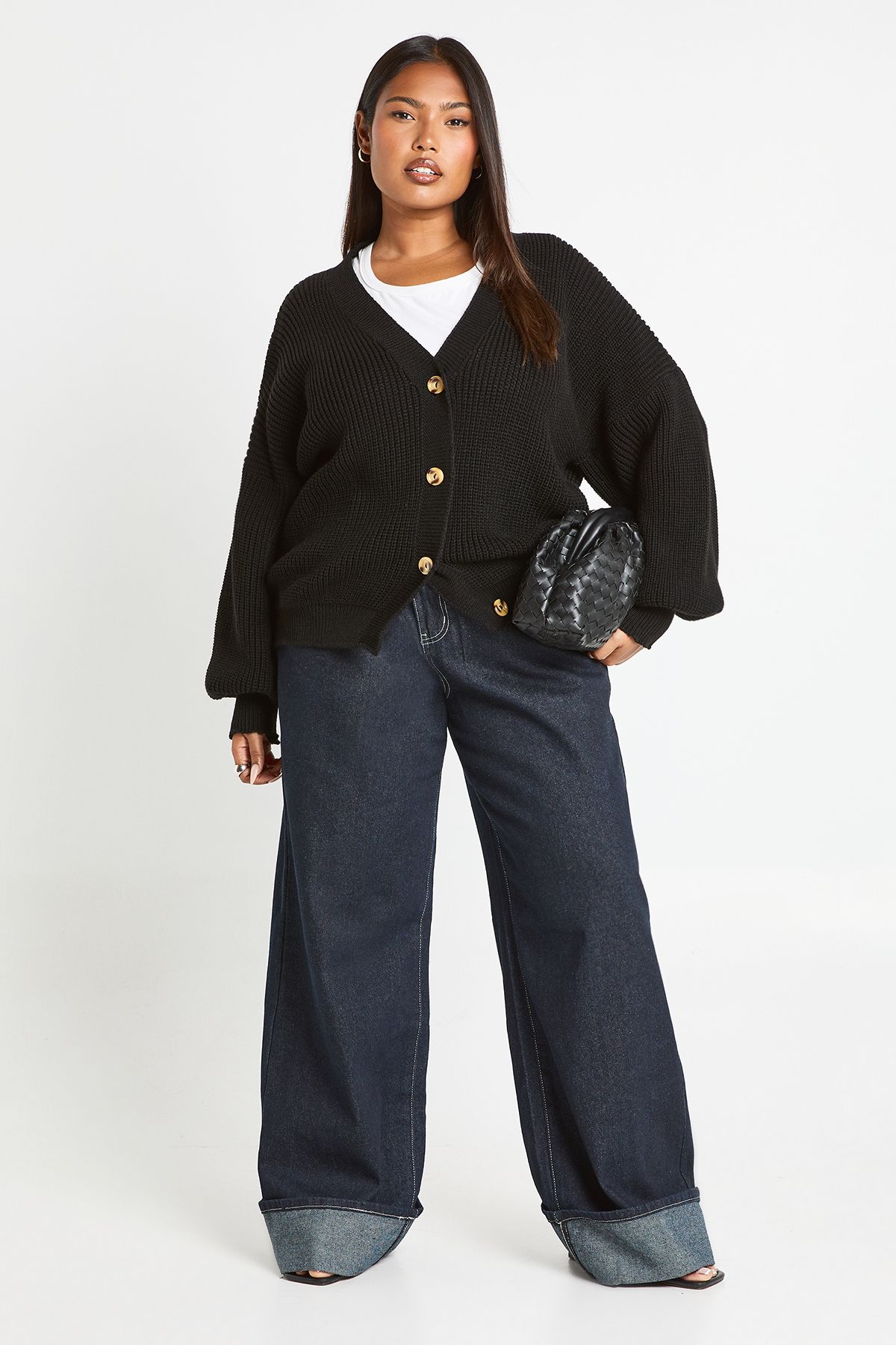 Plus Basic Square Neck Short Sleeve Top - Image 3
