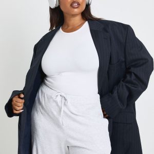 Plus Short Sleeve Crew Neck Bodysuit