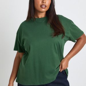 Plus Basic Oversized Short Sleeve T-Shirt