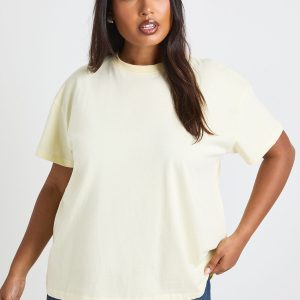 Plus Basic Oversized Short Sleeve T-Shirt