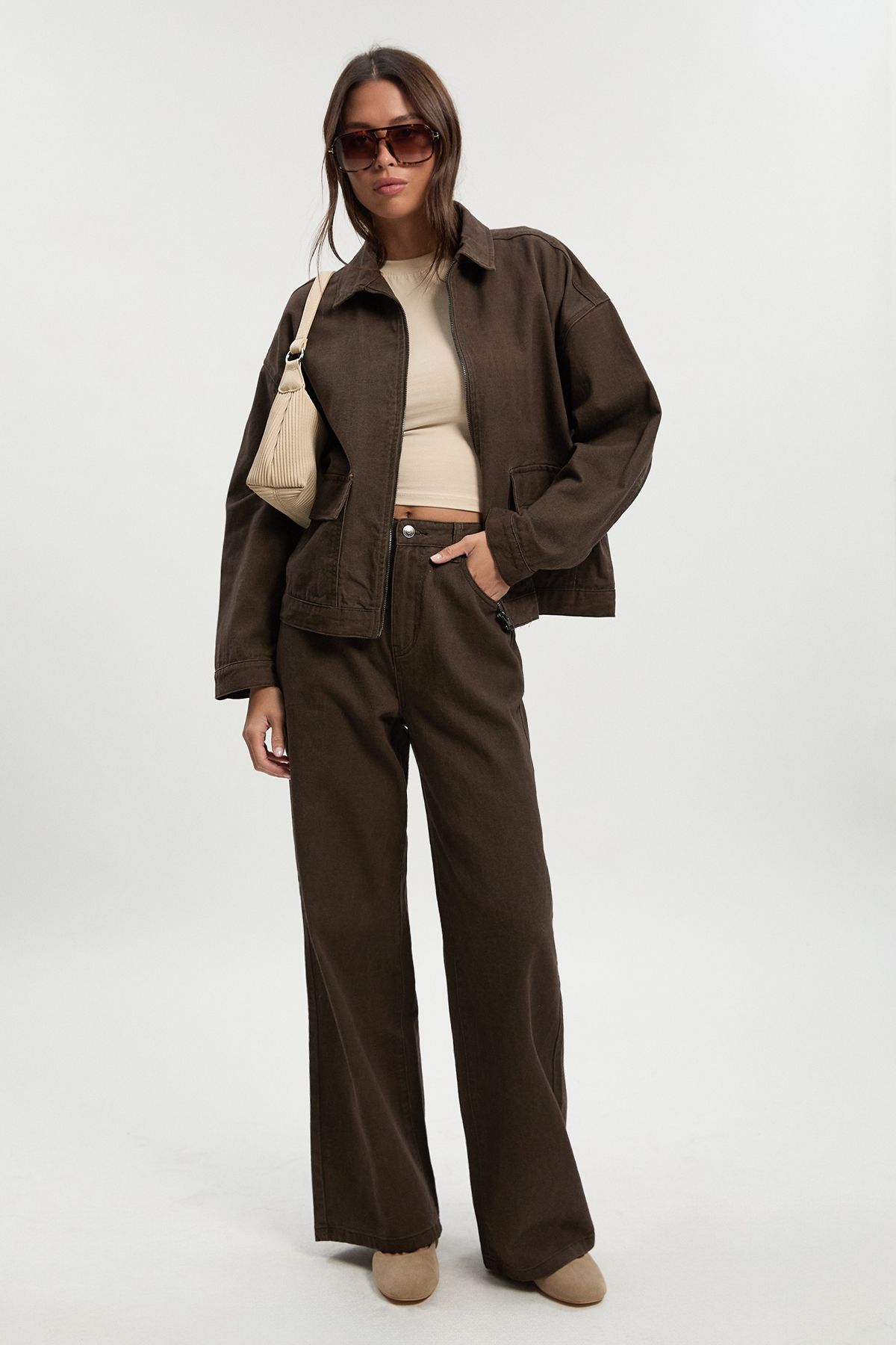 Collared Twill Jacket - Image 2