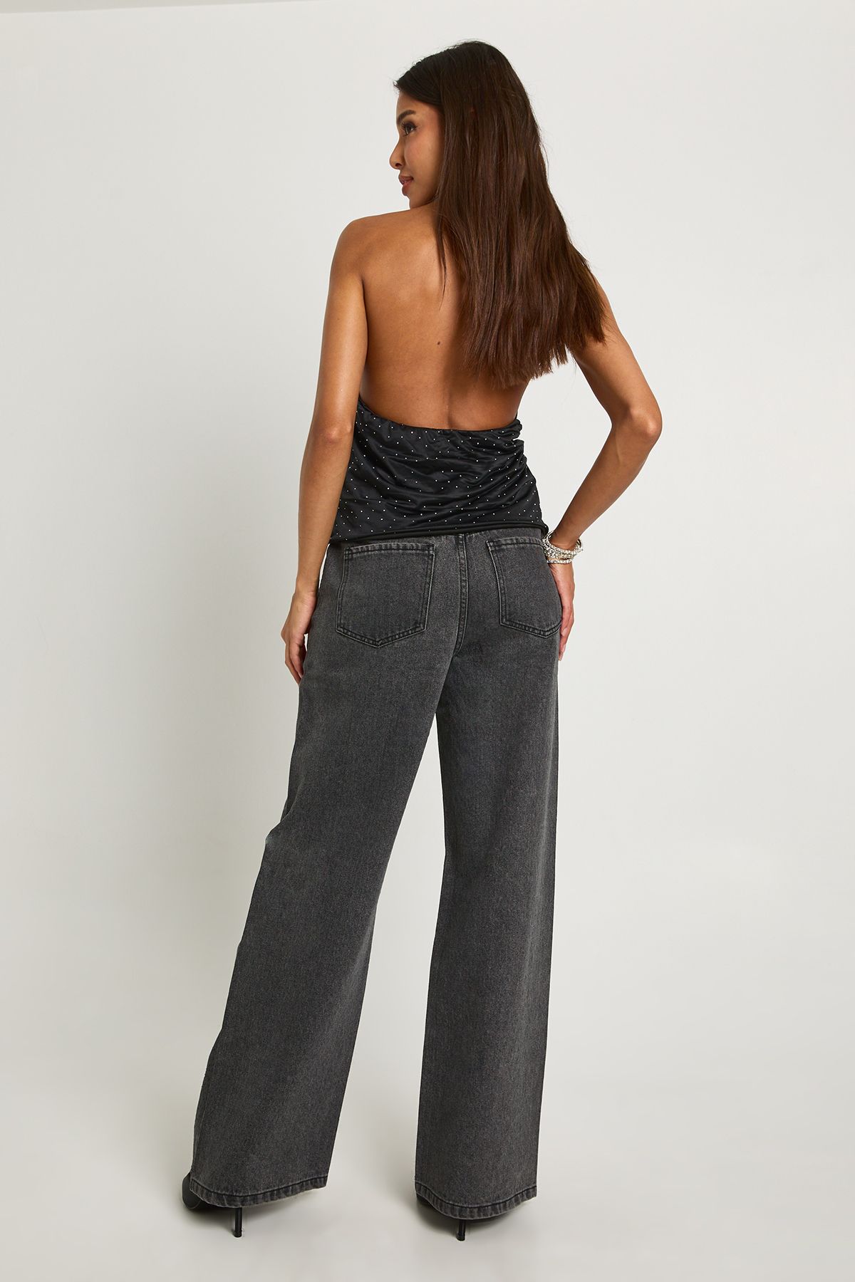 Embellished Wide Leg Jean - Image 2