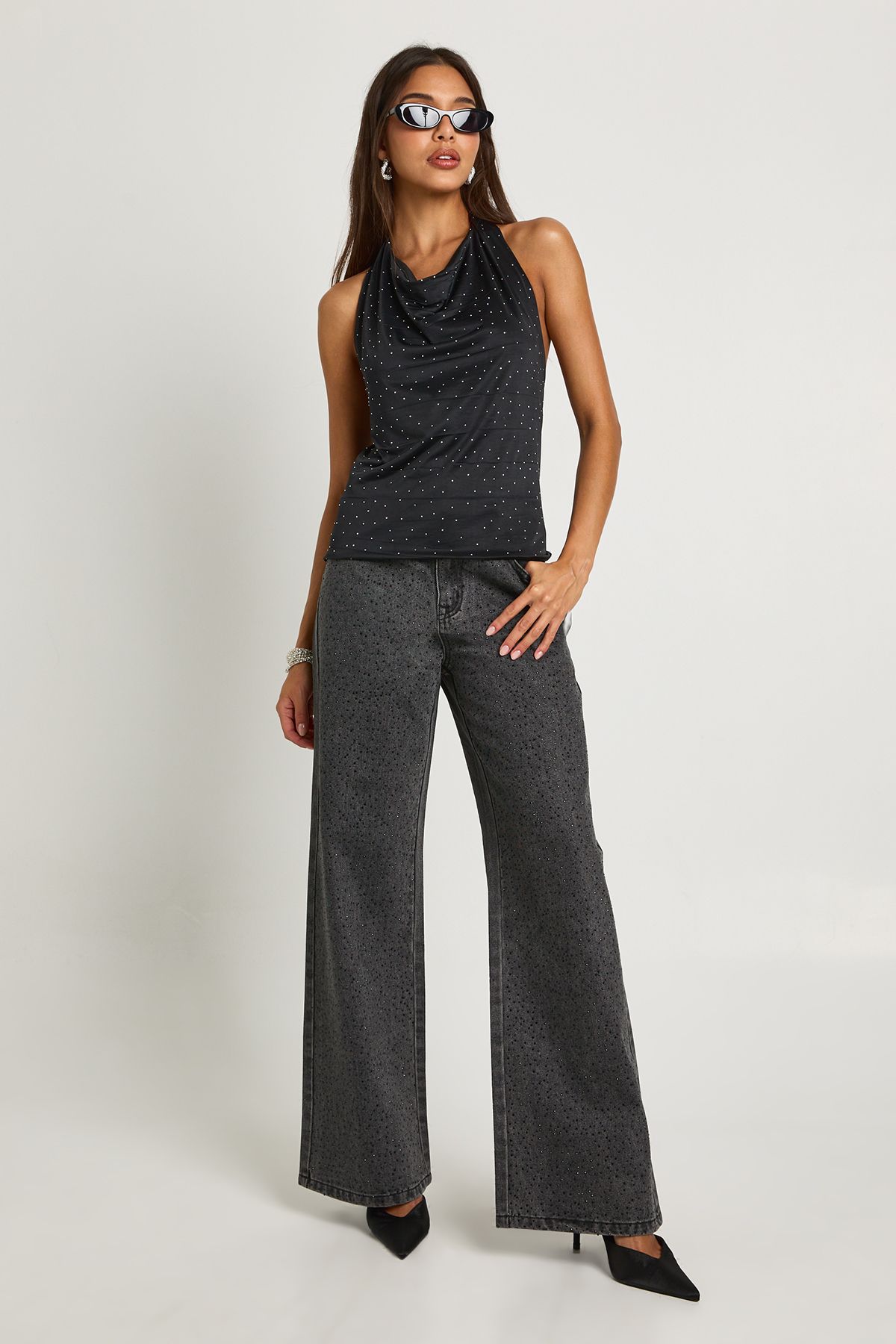 Embellished Wide Leg Jean - Image 6