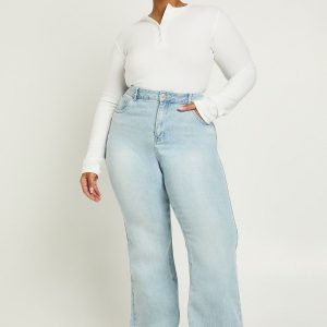 The Plus High Waist Flare Jean