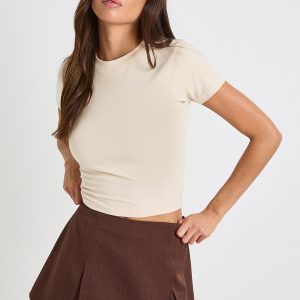 Woven Pleated Skort