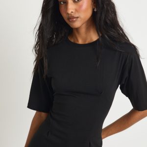 Lace Up Back Oversized T-shirt