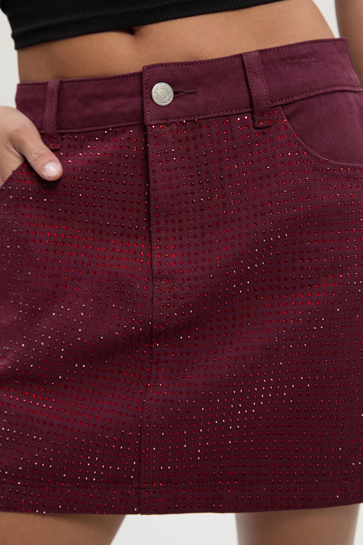 Embellished Mini Skirt - Image 2
