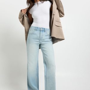 Low Waist Straight Leg Jean