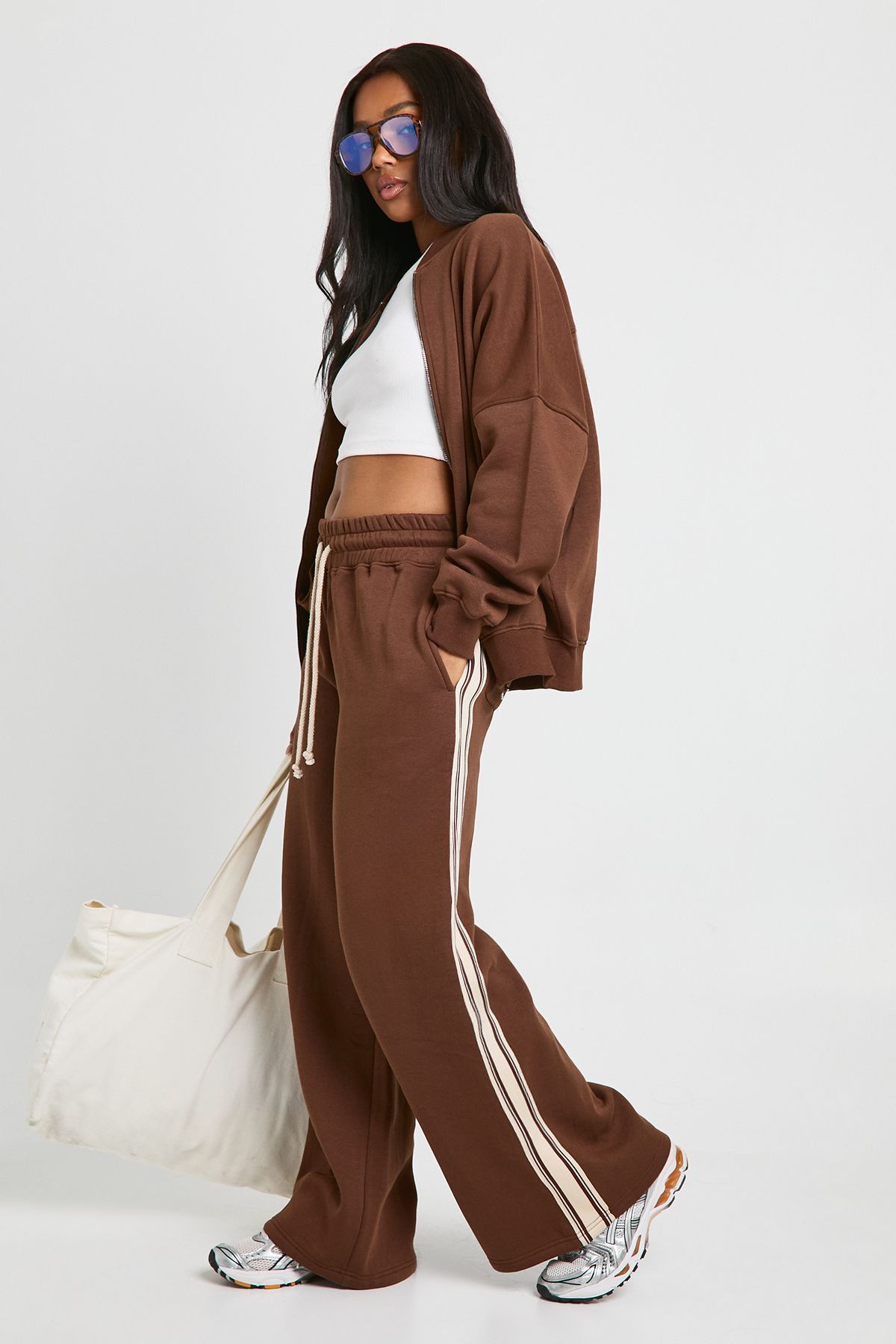 Bomber Zip Through Sweatshirt - Image 3