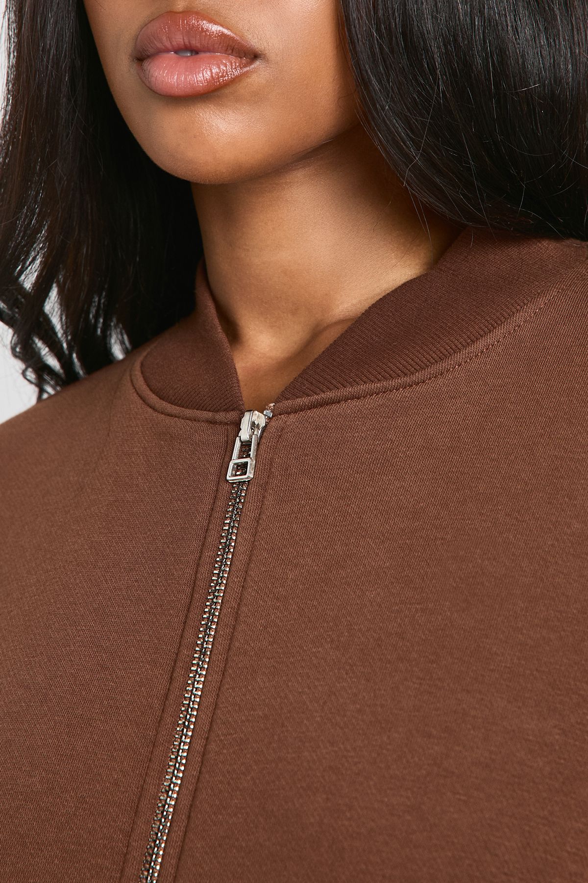 Bomber Zip Through Sweatshirt - Image 4