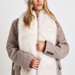 Faux Fur Oversized Scarf