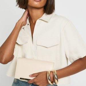 Large Structured Crossbody Bag