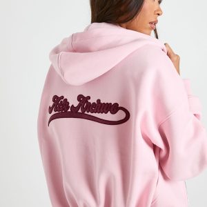 Ath Archive Self Fabric Applique Zip Through Hoodie
