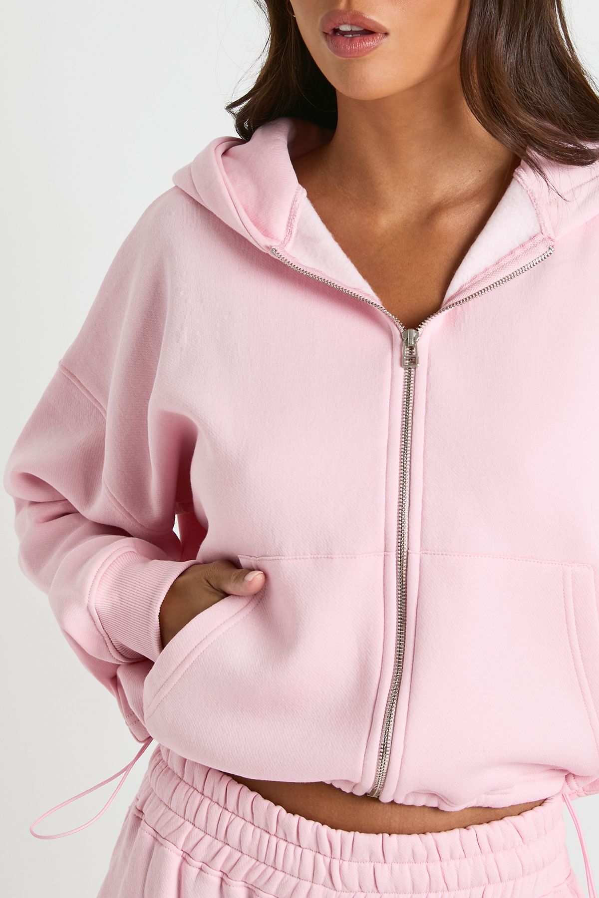 Ath Archive Self Fabric Applique Zip Through Hoodie - Image 4