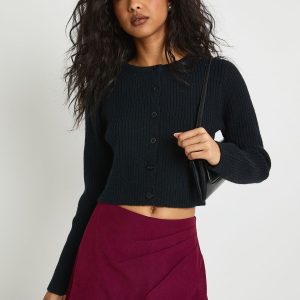 Tailored Wrap Detail Skort
