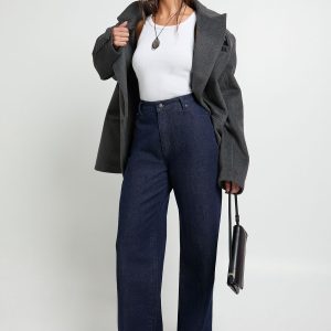 High Waist Wide Leg Jean