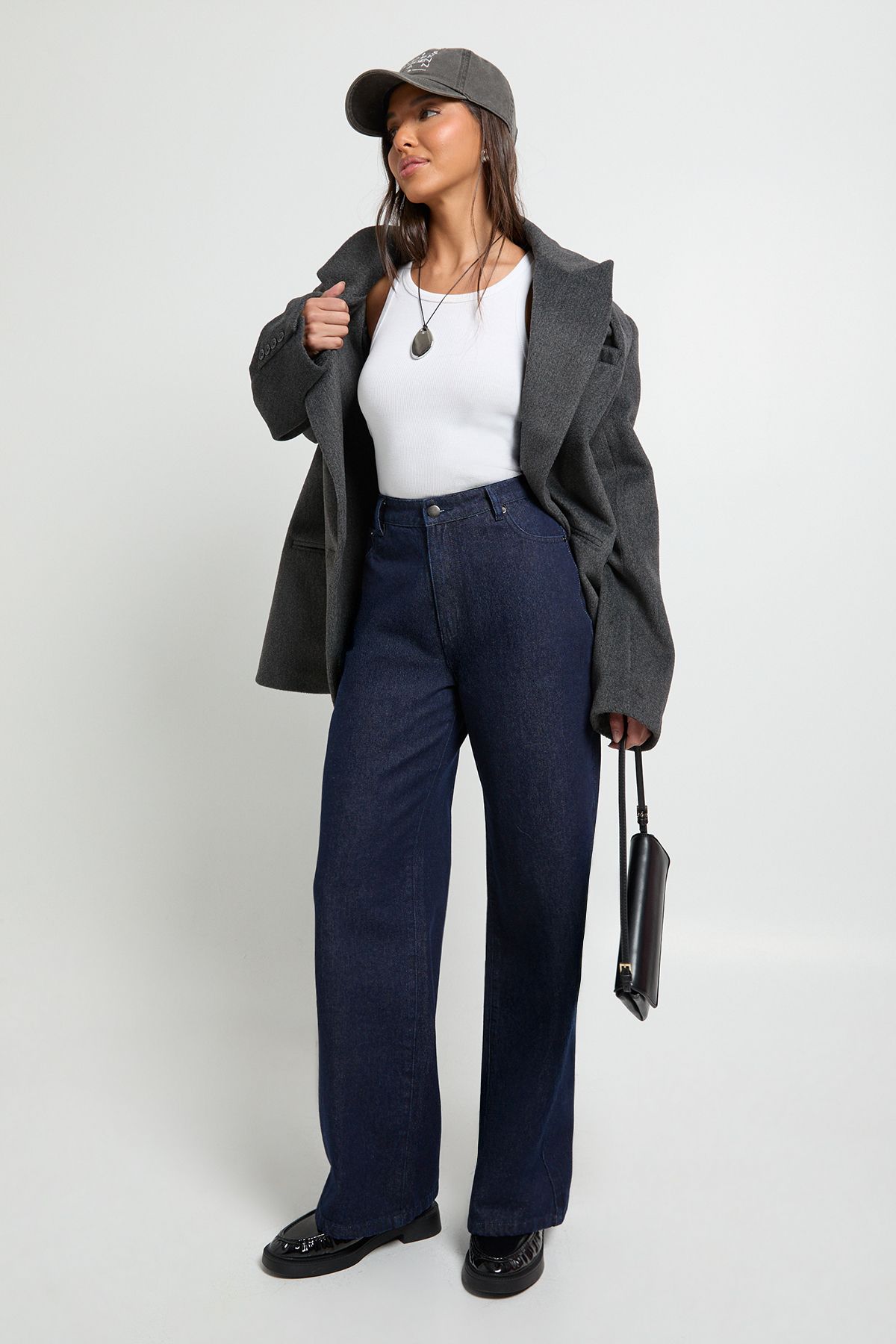 High Waist Wide Leg Jean