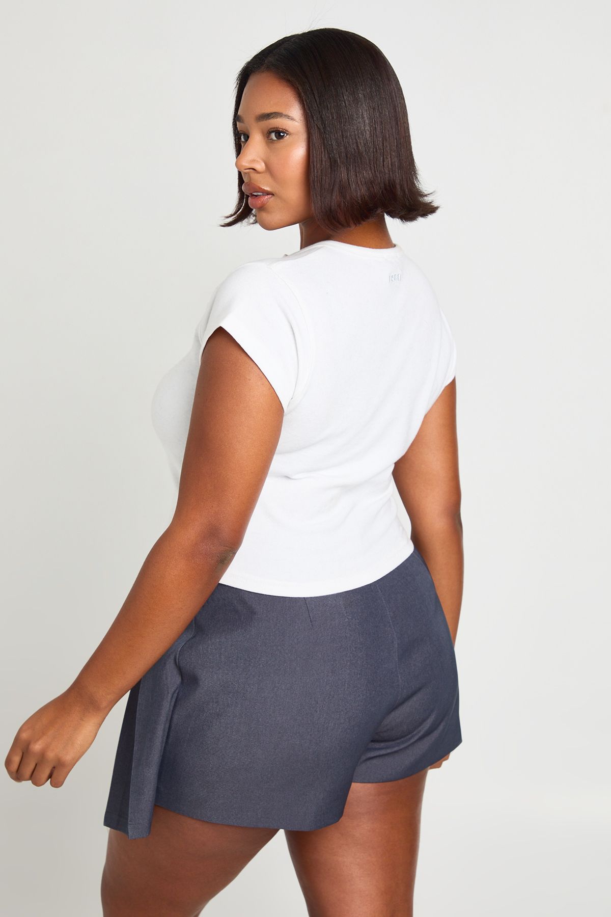 Plus Pleat Front Skort - Image 2