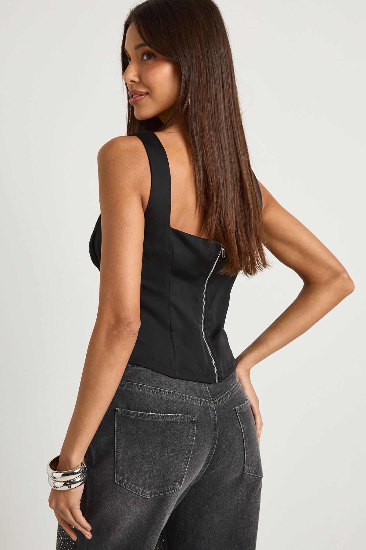 Satin Corset Top - Image 2