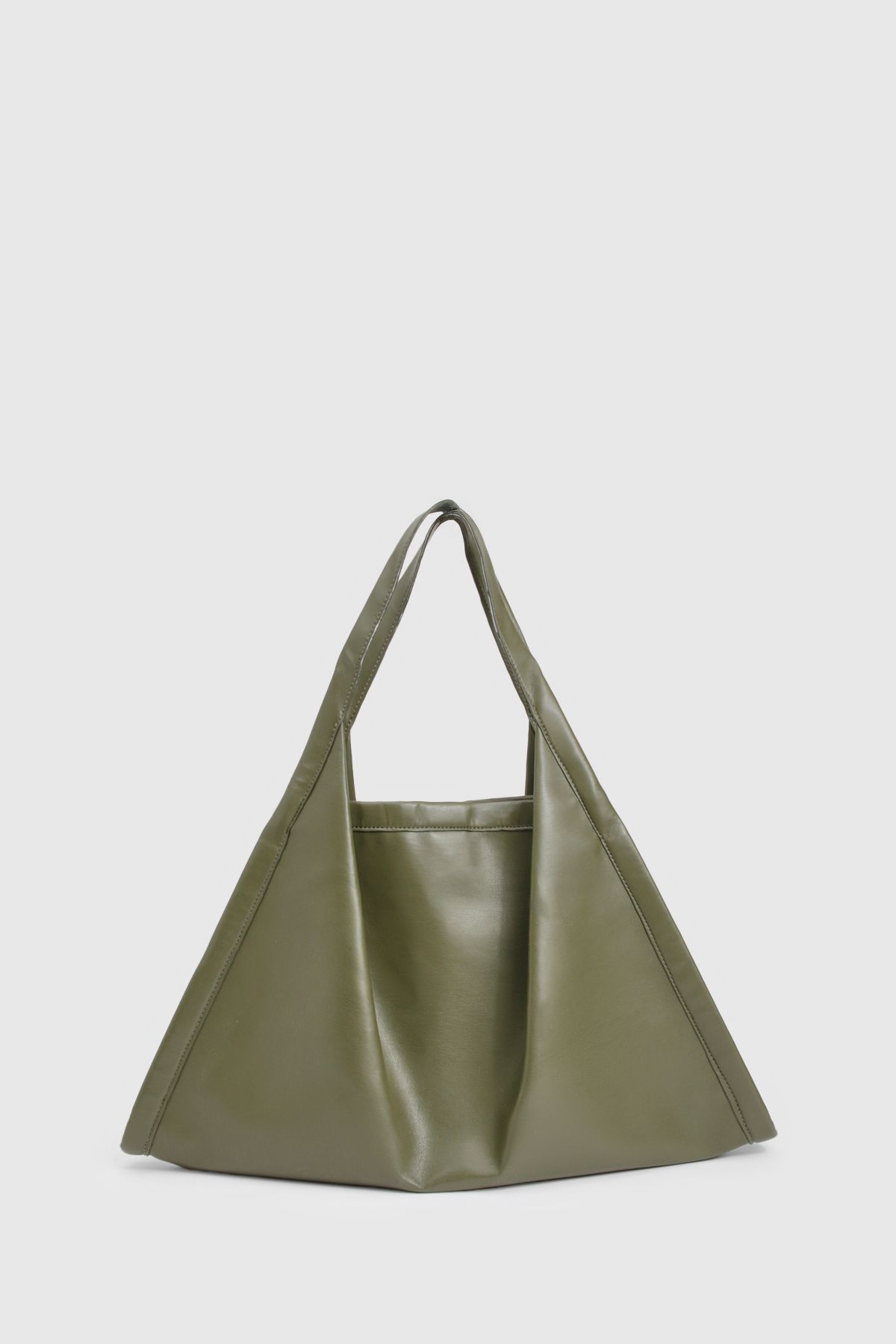 Faux Leather Large Tote Bag - Image 2